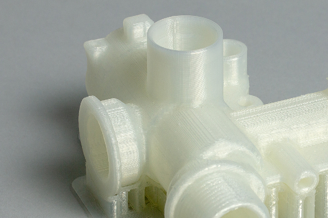 3D printed part made with Nylon 680 Taulman, the material has been heated at 85°C for 24 hours.