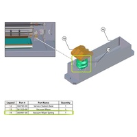 3D Systems Projet 4500 Vacuum Wiper Spring 360981-00