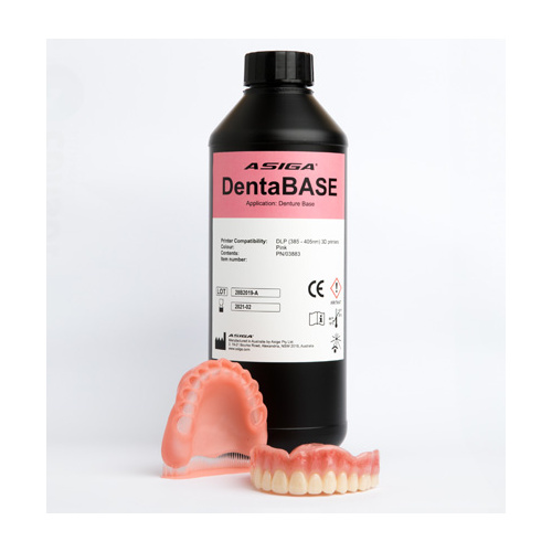 Asiga® 3D Resin DentaBASE N1 1kg Bottle