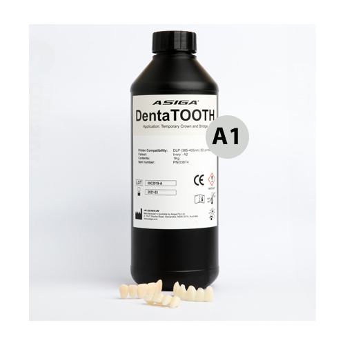 Asiga® 3D Resin DentaTOOTH A1 1kg Bottle