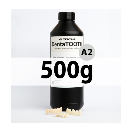 Asiga® 3D Resin DentaTOOTH A2 500g Bottle